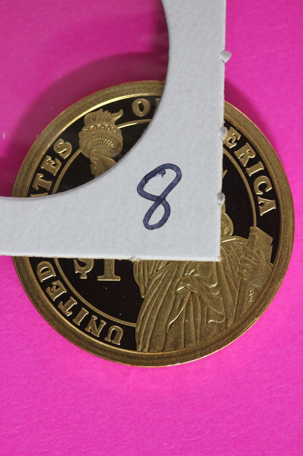 Proof 2012 S Grover Cleveland 1 Presidential Dollar DCAM Exact Coin Shown TOM 08