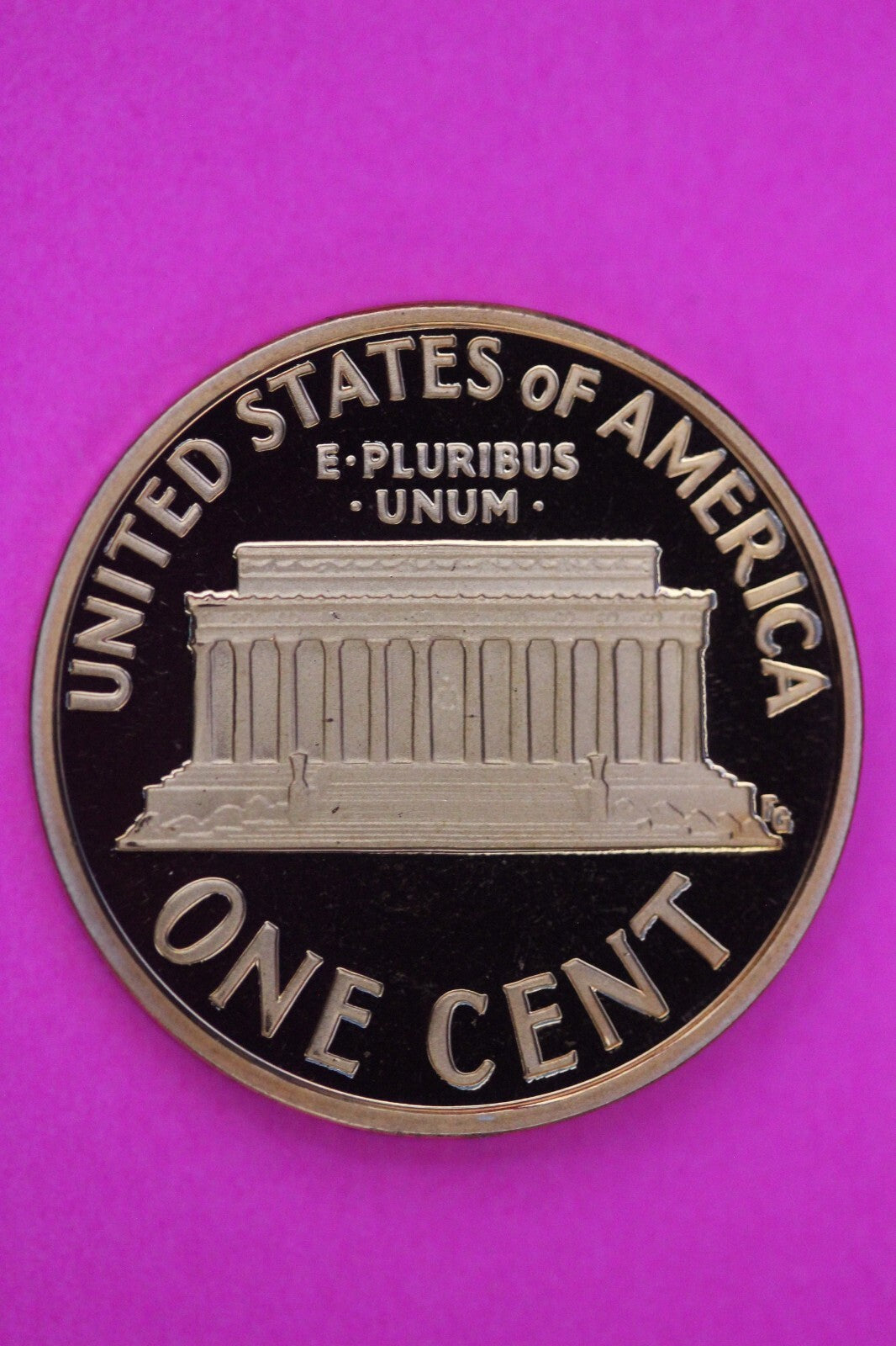 Gem Proof 2007 S Ultra Deep Cameo Lincoln Memorial Cent Same Coin In Pics TOM18