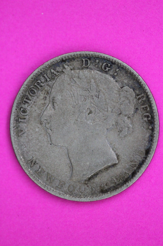 1894 Newfoundland Canada 20 TWENTY Cent Silver Coin Guaranteed Authentic 2240