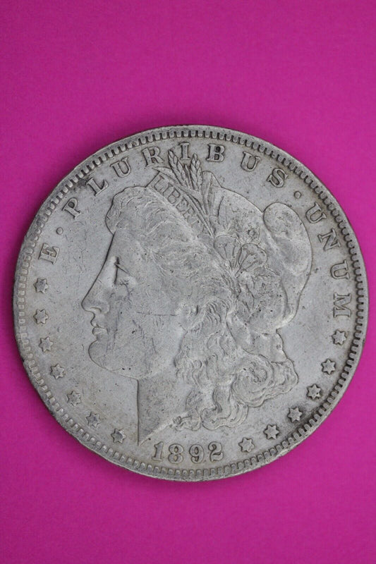 1892 O Morgan Liberty Silver Dollar New Orleans Mint Scarce Semi Key Coin 26