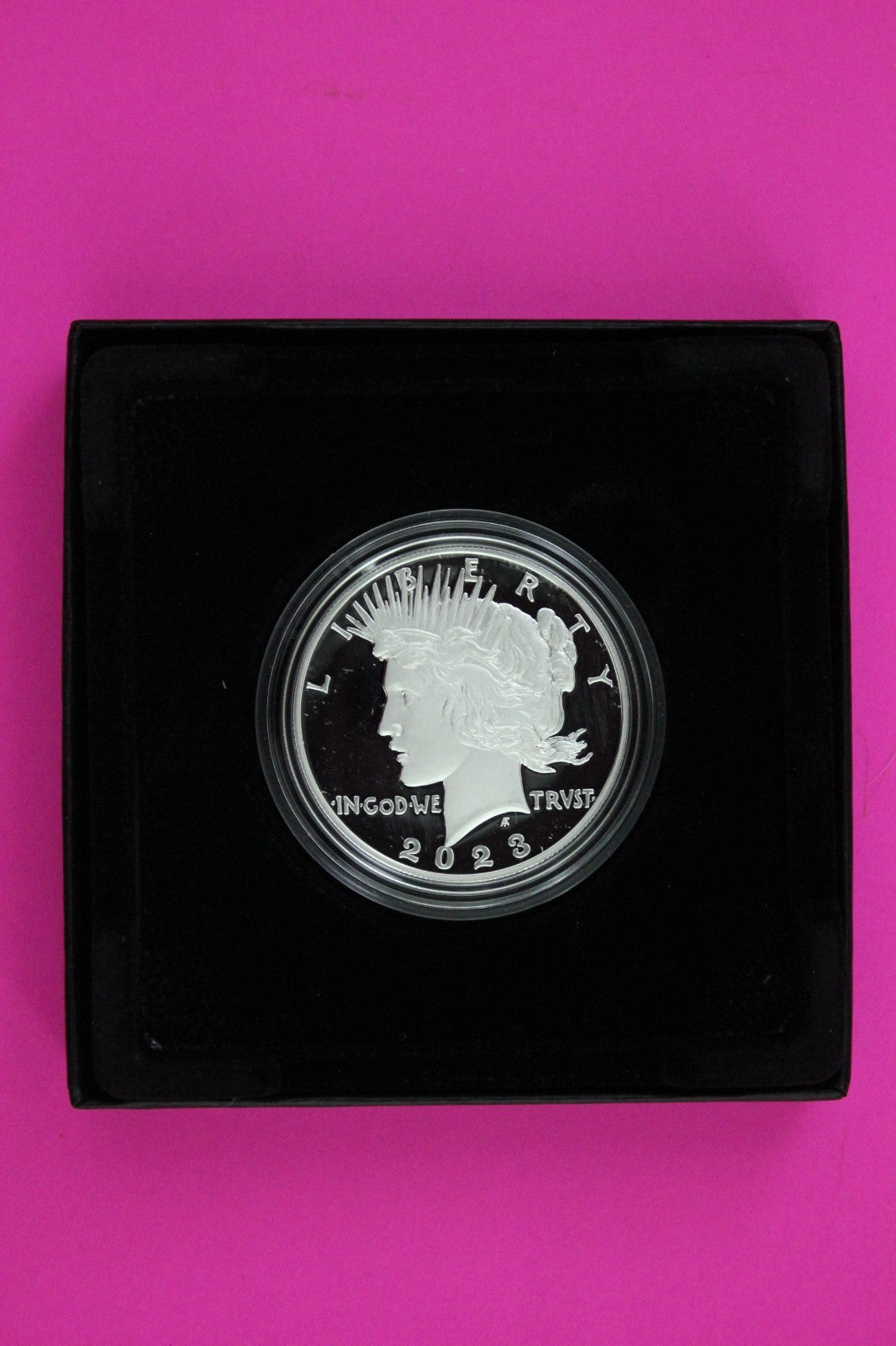 Gem Deep Cameo Proof 2023 S Peace Silver Dollar 999 Fine Mint Box & COA 6014