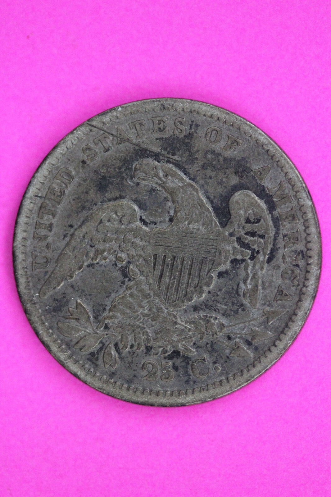 1834 Bust Cap Quarter Lady Liberty Guaranteed Authentic & Genuine Coin 1425