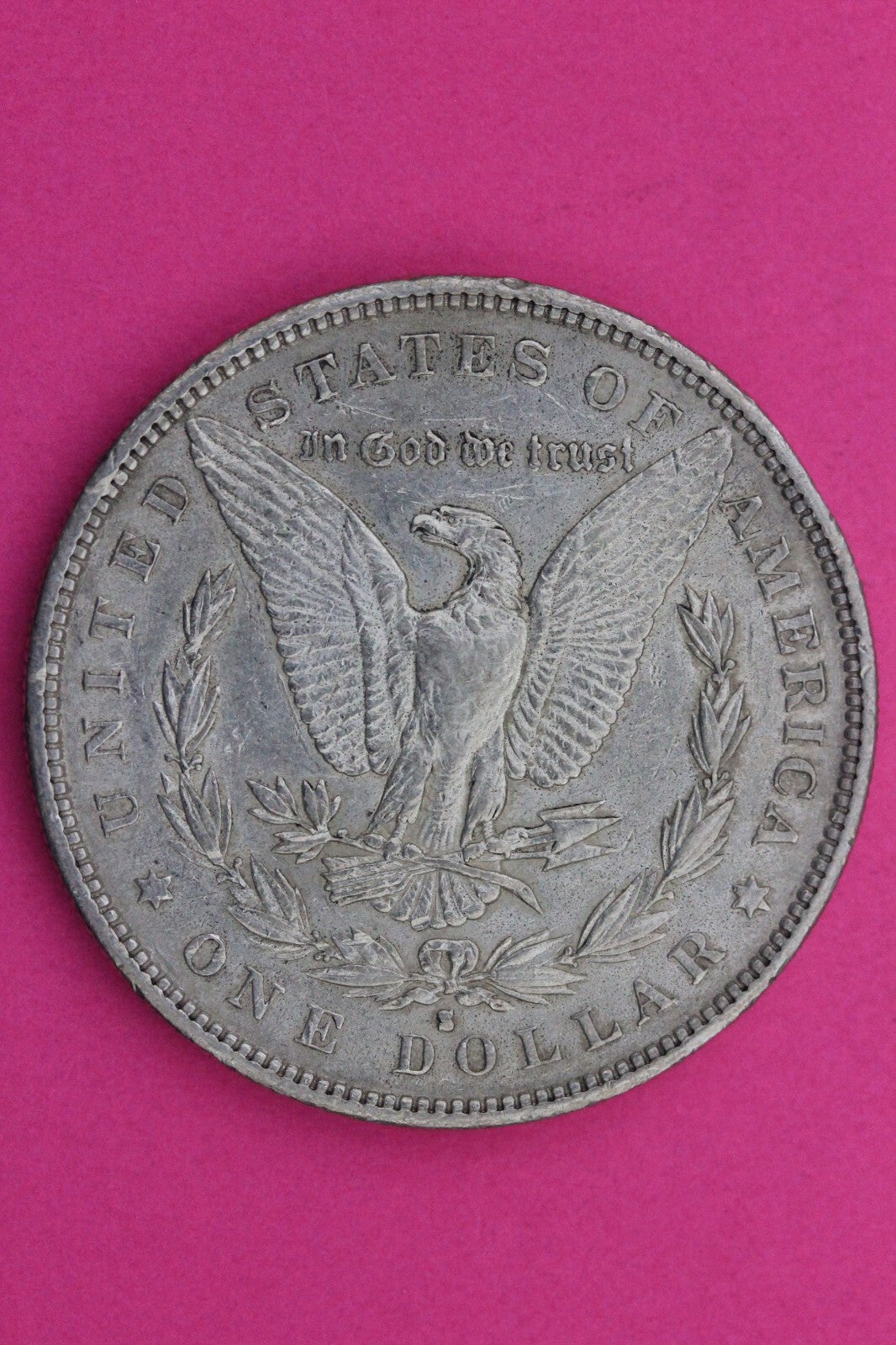 High Grade 1890 S Morgan Lady Liberty Rare Date Silver Dollar Authentic 0292N