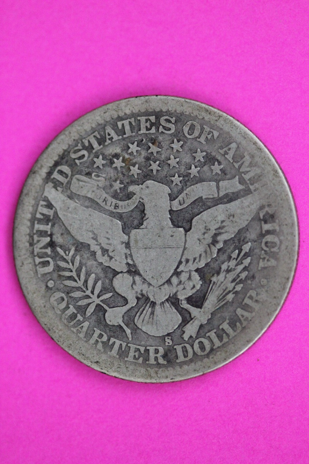 1915 S Barber Liberty Silver Quarter Guaranteed Authentic & Genuine Coin 1457