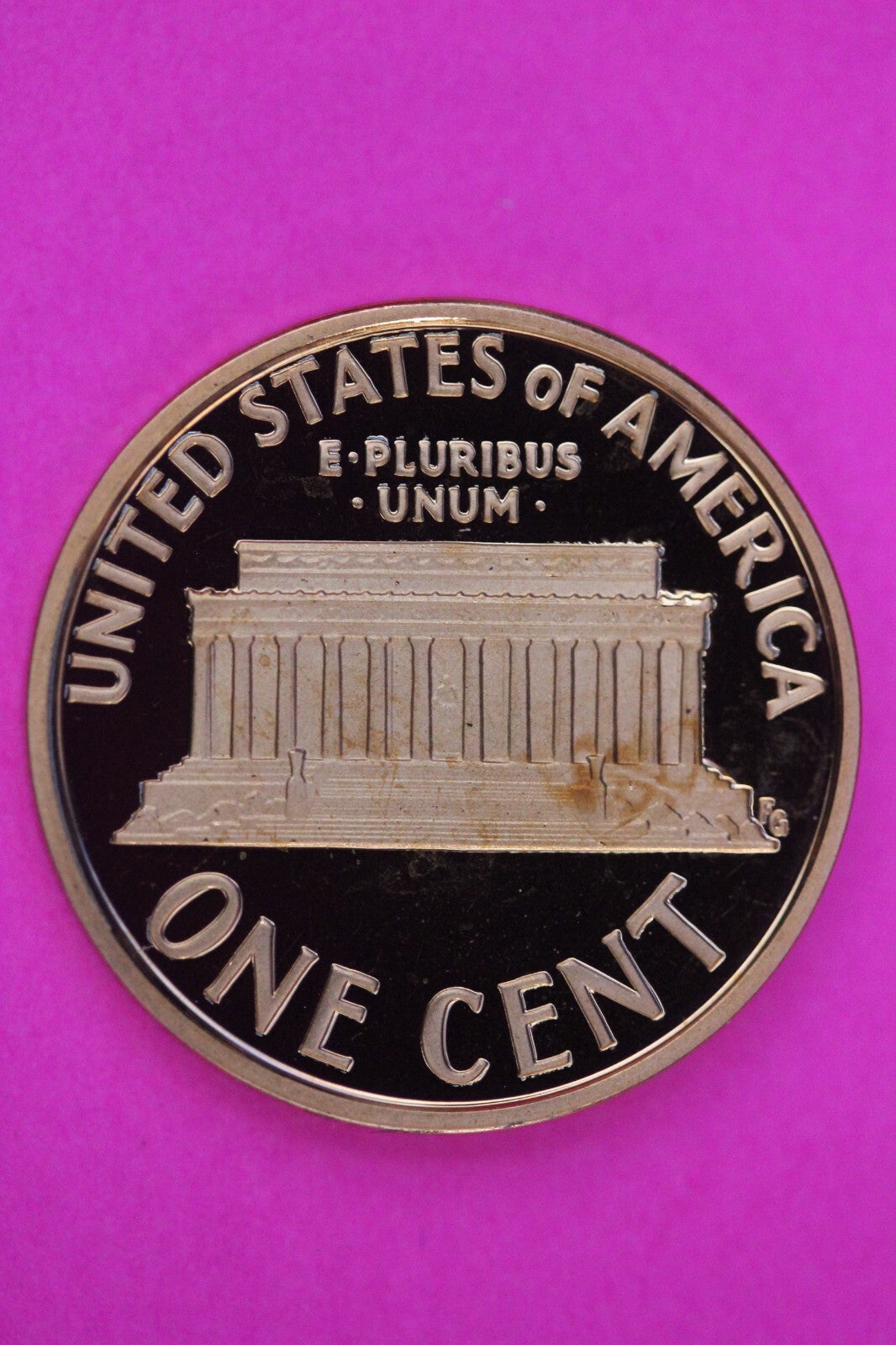 Gem Proof 2007 S Ultra Deep Cameo Lincoln Memorial Cent Same Coin In Pics TOM14