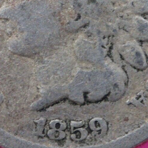 1859 Copper Nickel Indian Head Cent Penny Exact Early Type Coin Pictured 151