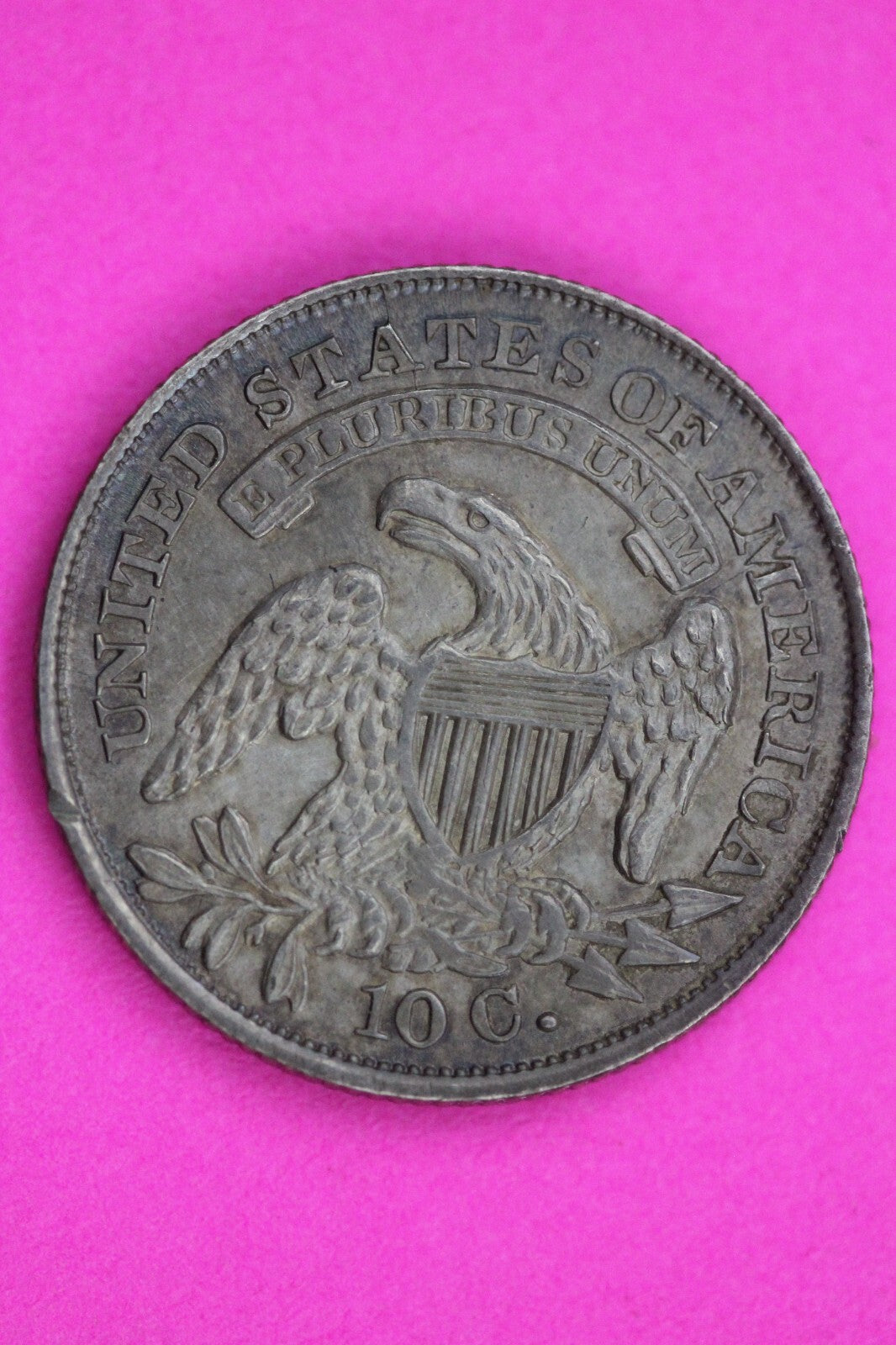 High Grade 1833 Capped Bust Silver Dime Guaranteed Authentic & Genuine Coin 1106