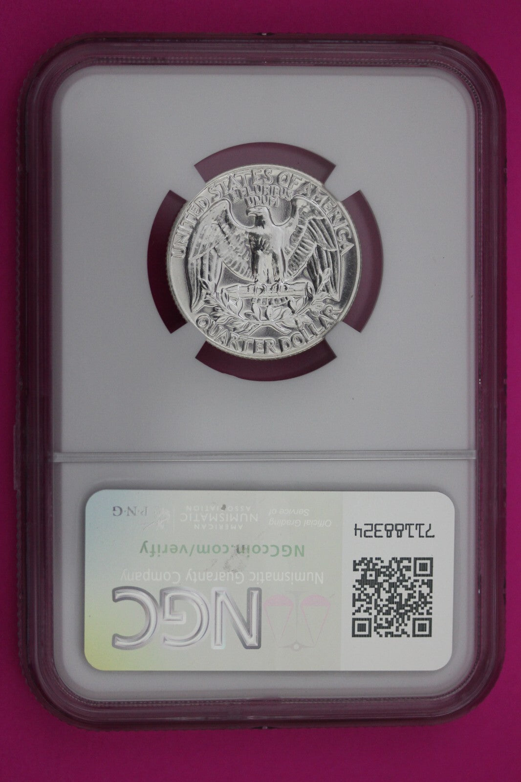 1961 PF 67 Proof Washington Silver Quarter NGC Certified Graded Authentic 251