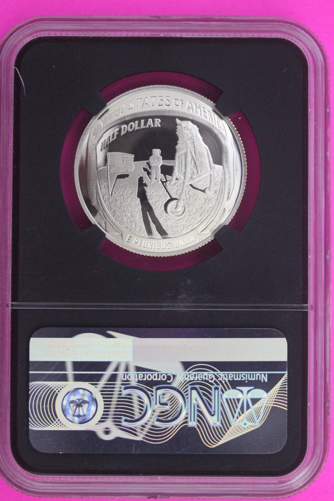 2019 S Apollo 11 From Mint Set Commemorative Half Dollar NGC Certified Slab 22