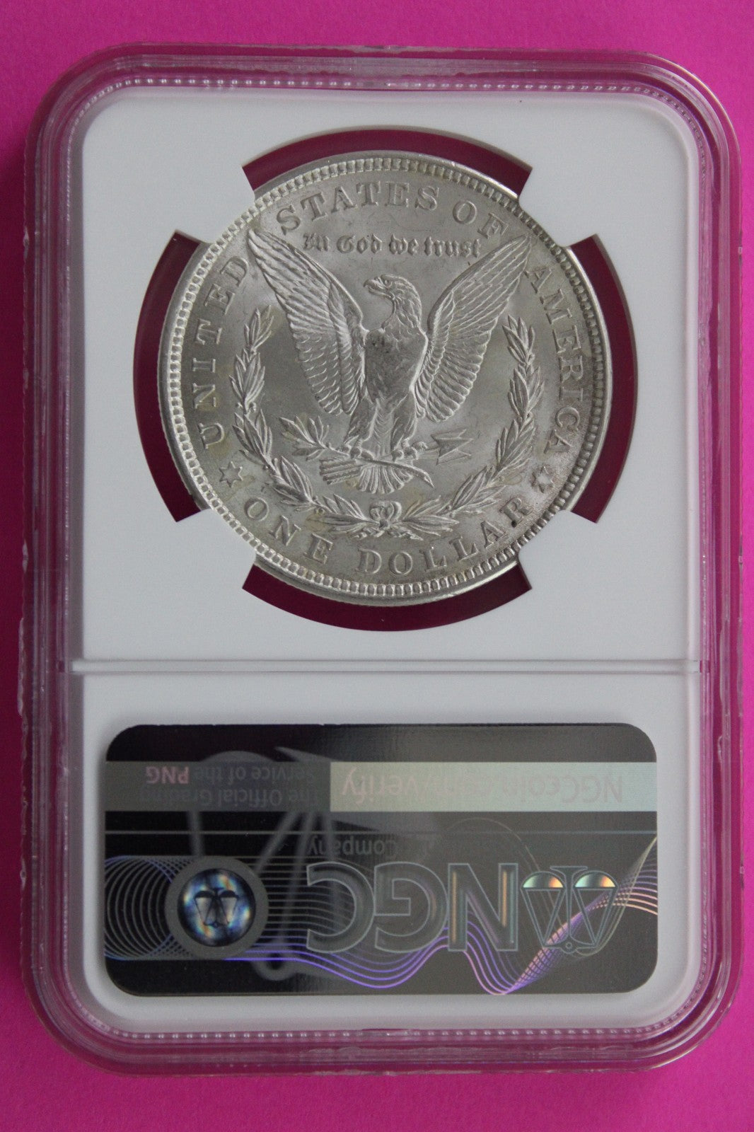 1921 P MS 63 Liberty Morgan Silver Dollar NGC Certified Graded Authentic 886