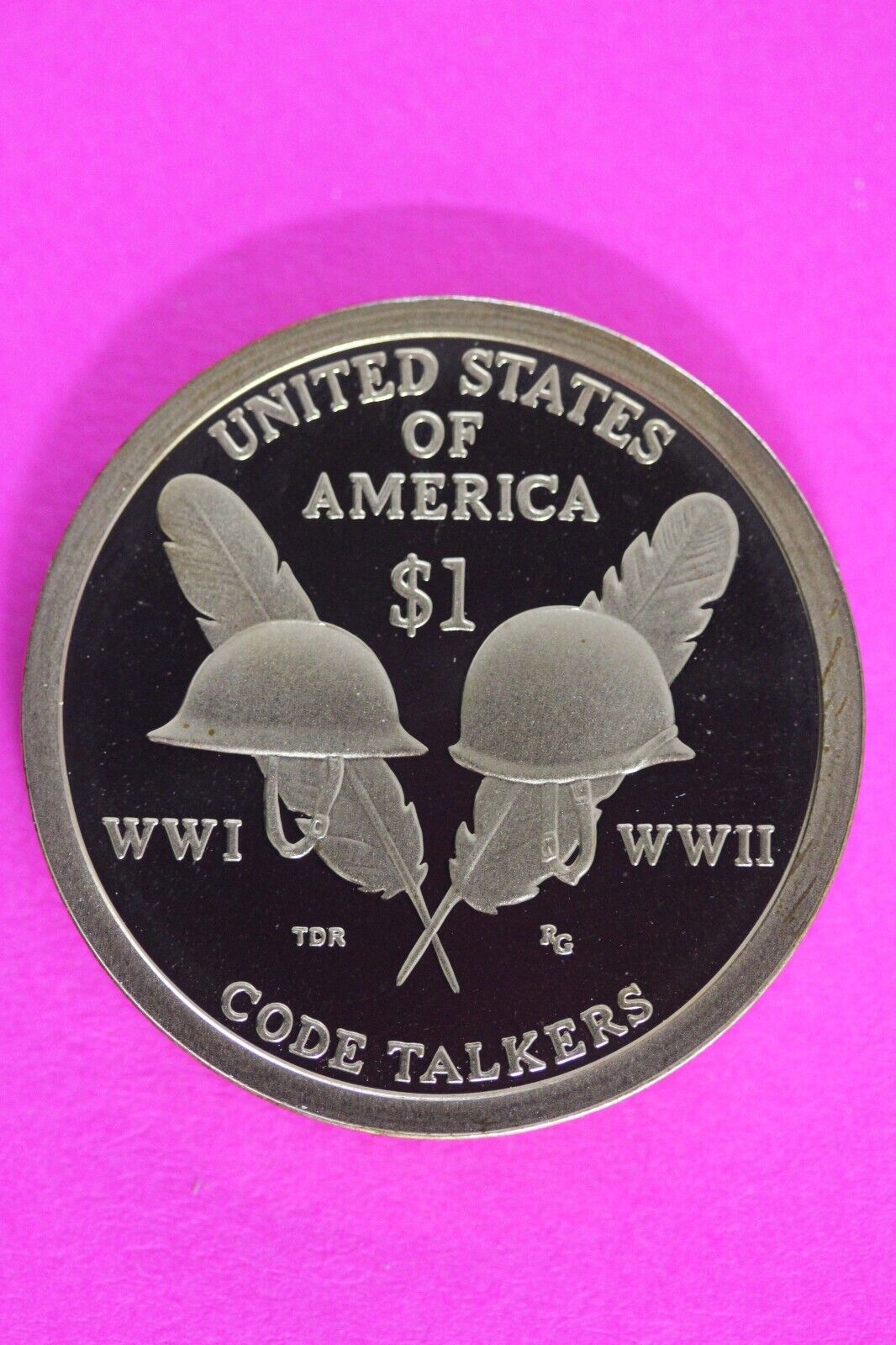 Proof 2016 S Code Talkers Sacagawea Dollar Deep Cameo Same Coin In Pics TOM 07