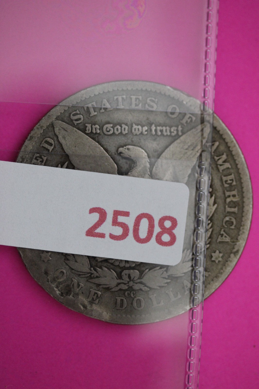 1880 CC Morgan Silver Dollar Coin Guaranteed Authentic American Seller 2508