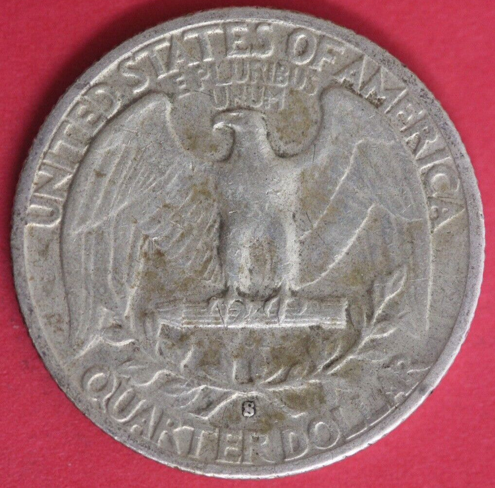 1943 S George Washington Quarter Exact Coin Shown Flat Rate Shipping OCE 82