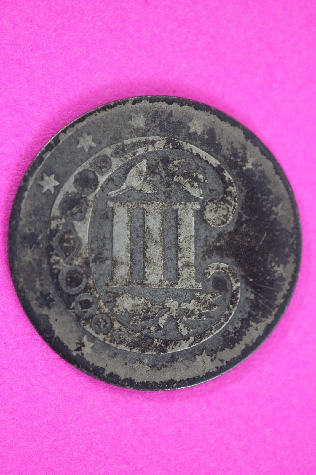 1858 Trime 3 Three Cent Silver Dime Exact Coin Shown In Pics Semi Key Date 103