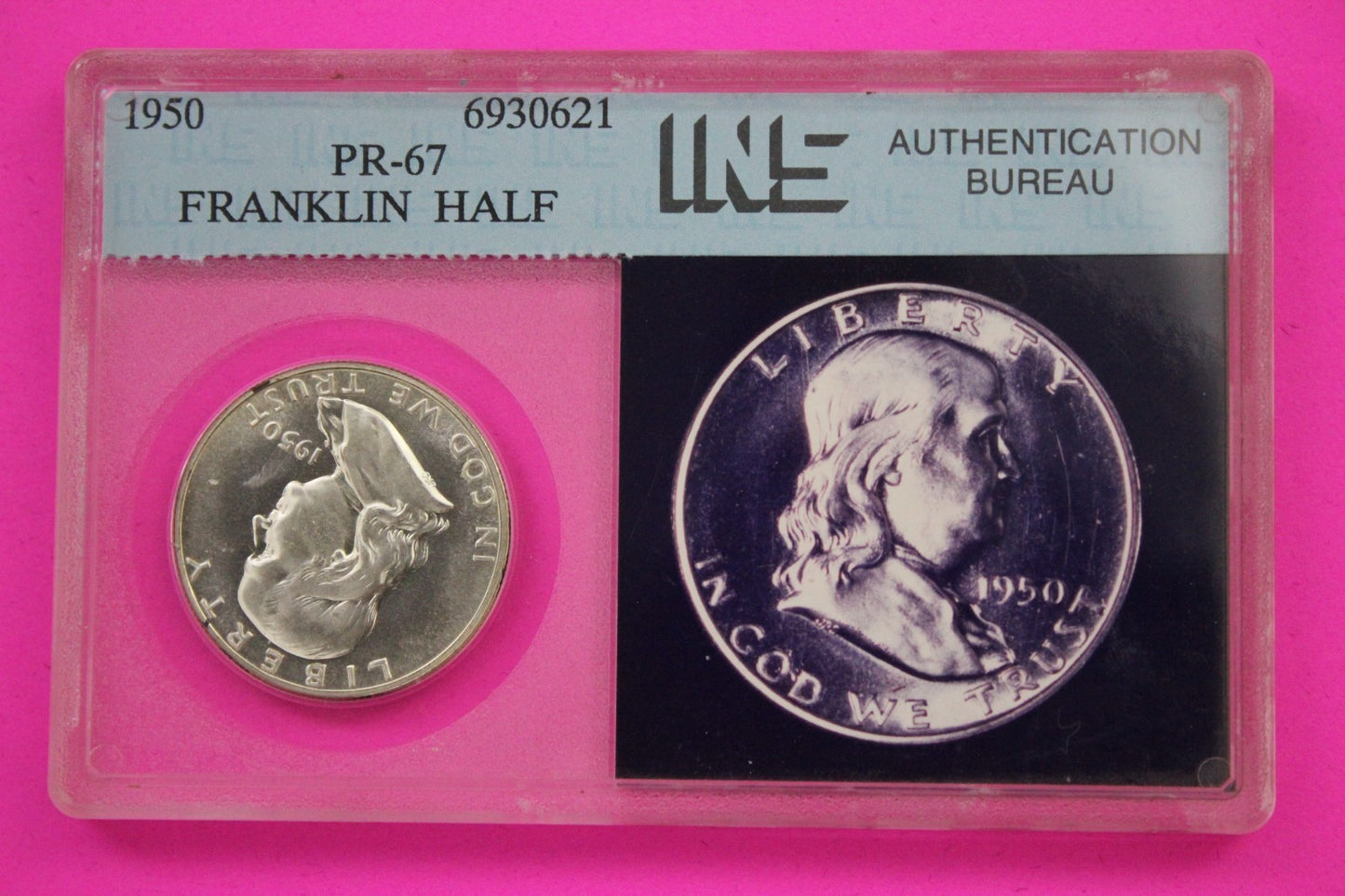 1950 Proof Ben Franklin Half Dollar Silver Coin Guaranteed Authentic 6013