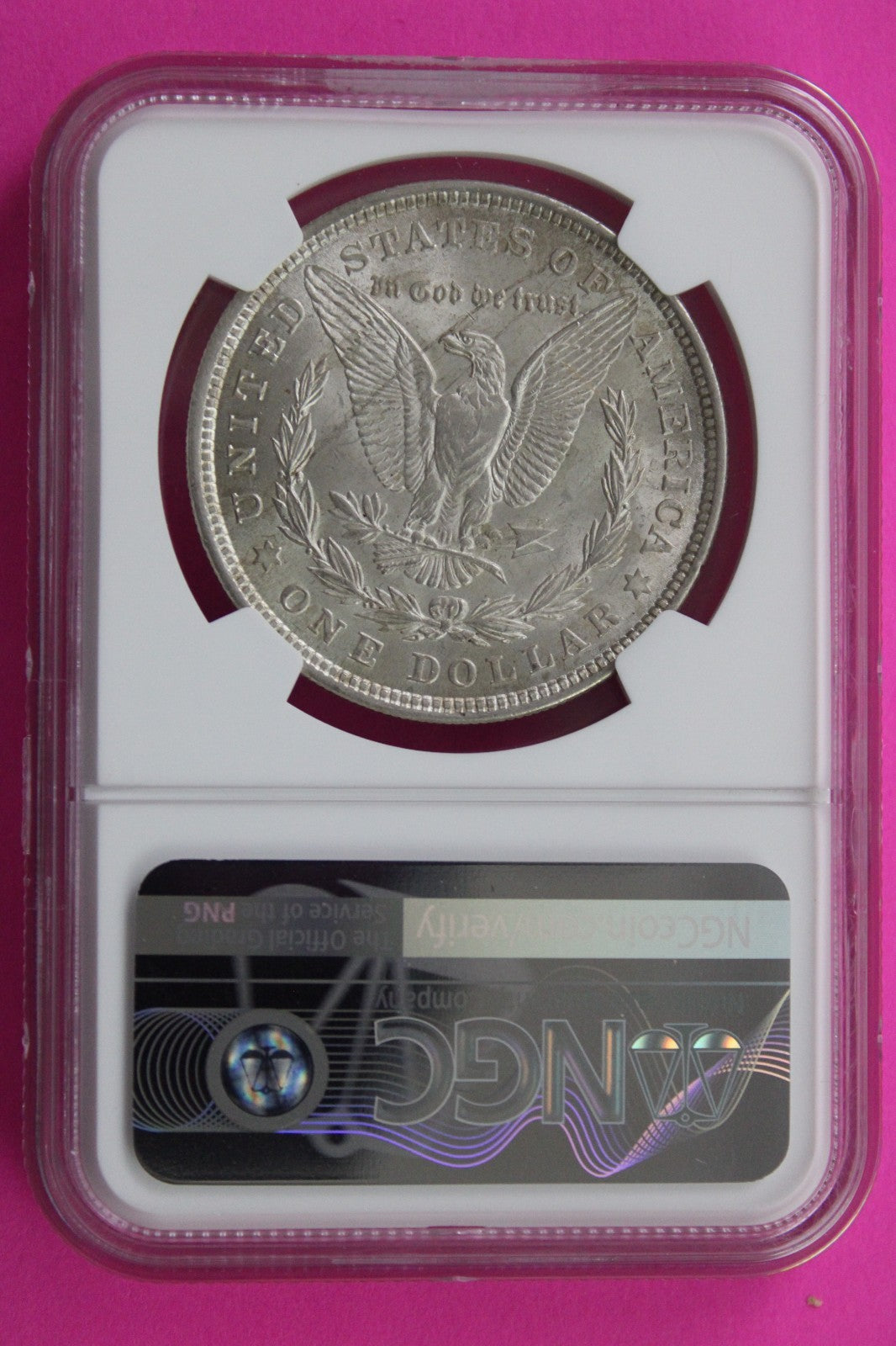 1921 P MS 63 Liberty Morgan Silver Dollar NGC Certified Graded Authentic 876