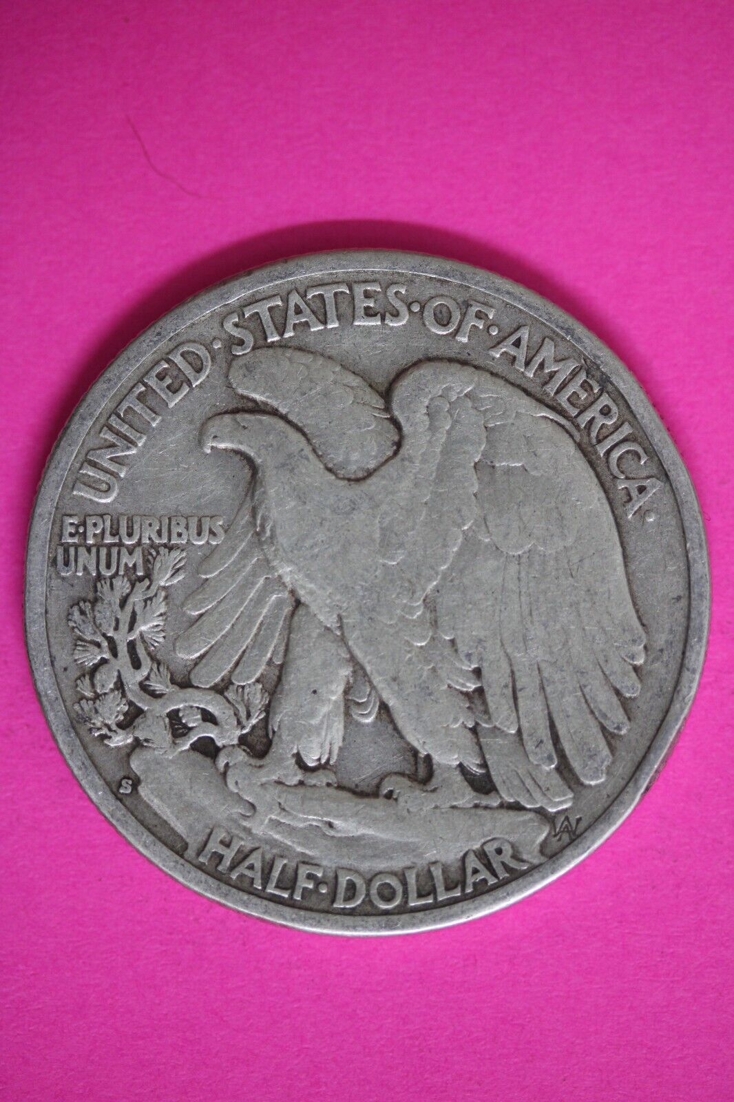 1933 S Walking Liberty Half Dollar Scarce Semi Key Date Silver Coin 51