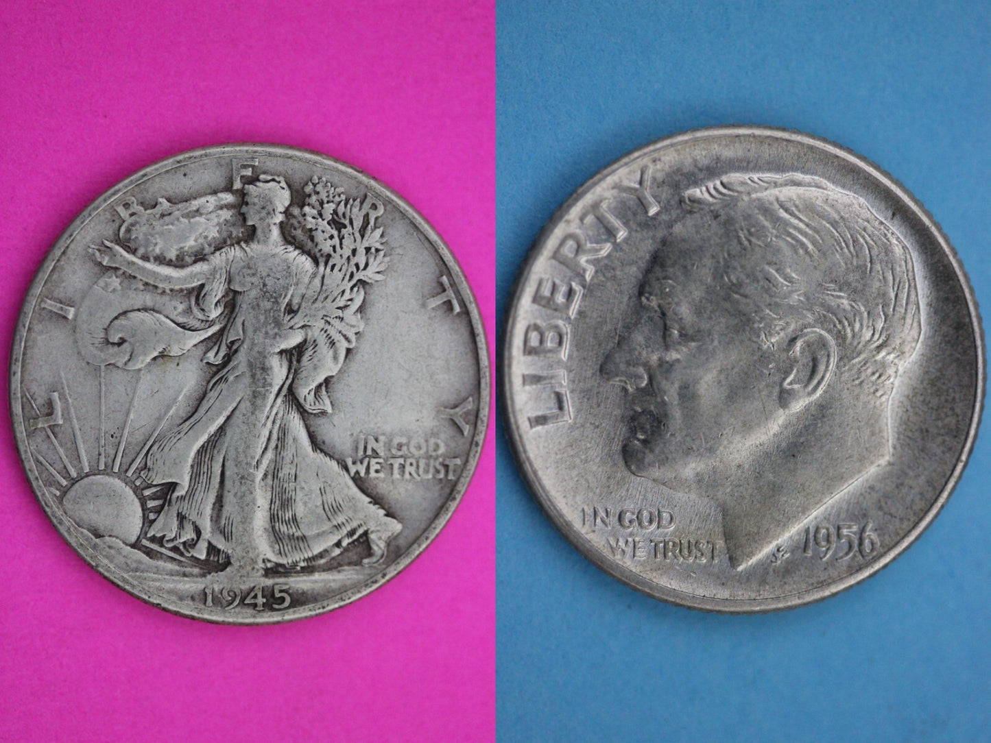 6 Standard Ounces Coin Weight 90% Silver Junk Walking Halves & Roosevelt Dimes