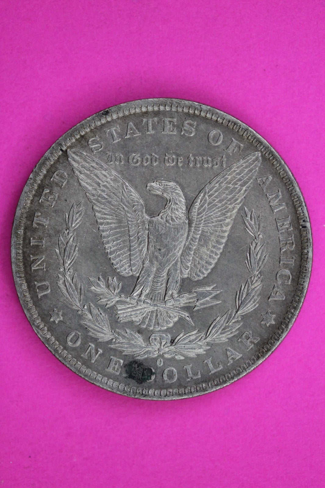 Toned High Grade 1884 O Morgan Liberty Silver Dollar Guaranteed Authentic 1825