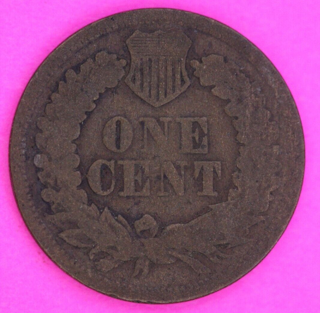1865 Fancy 5 Indian Head Cent Penny Scarce Early Type Exact Coin Shown 330