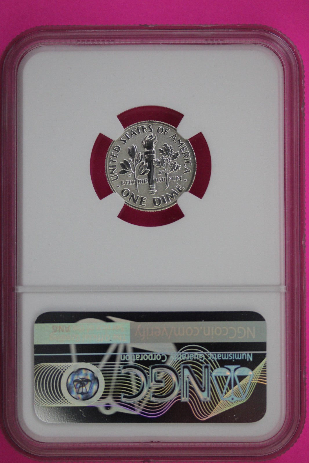 2018 S PF 70 Reverse Proof Roosevelt Silver Dime 1 Coin From a Proof Set NGC 259