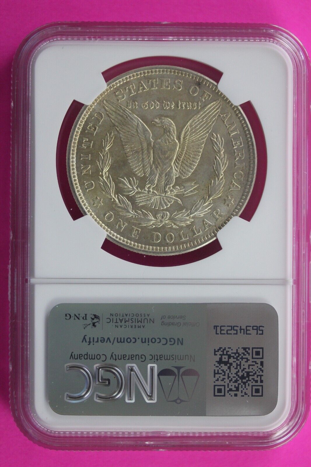 1921 P MS 64 Liberty Morgan Silver Dollar NGC Certified Graded Slab 471