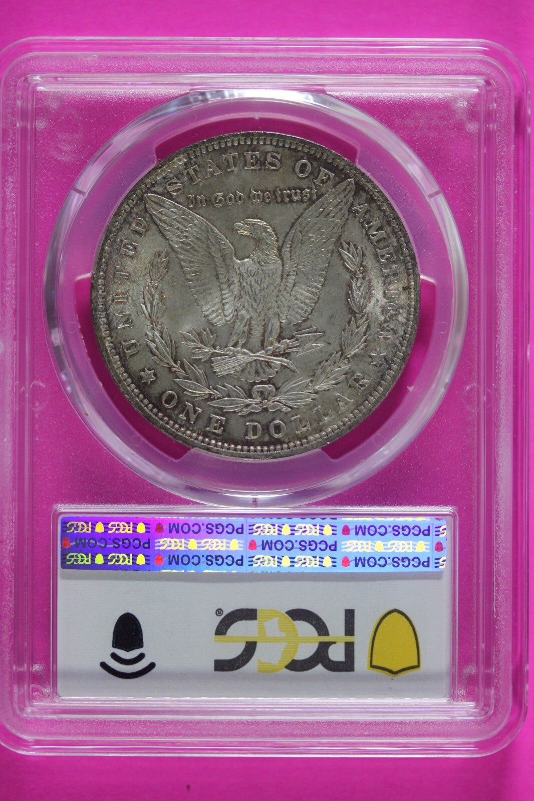 Toned 1888 P MS 62 Liberty Morgan Silver Dollar PCGS Certified Graded Slab 919