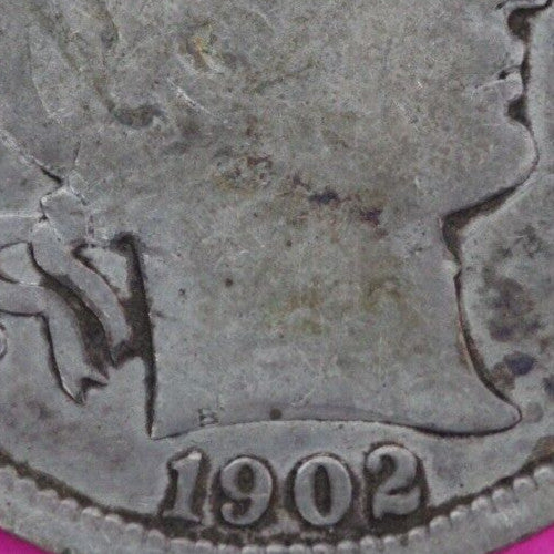 1902 O Barber Liberty Dime Scarce Semi Key Date Silver Coin New Orleans Mint 103