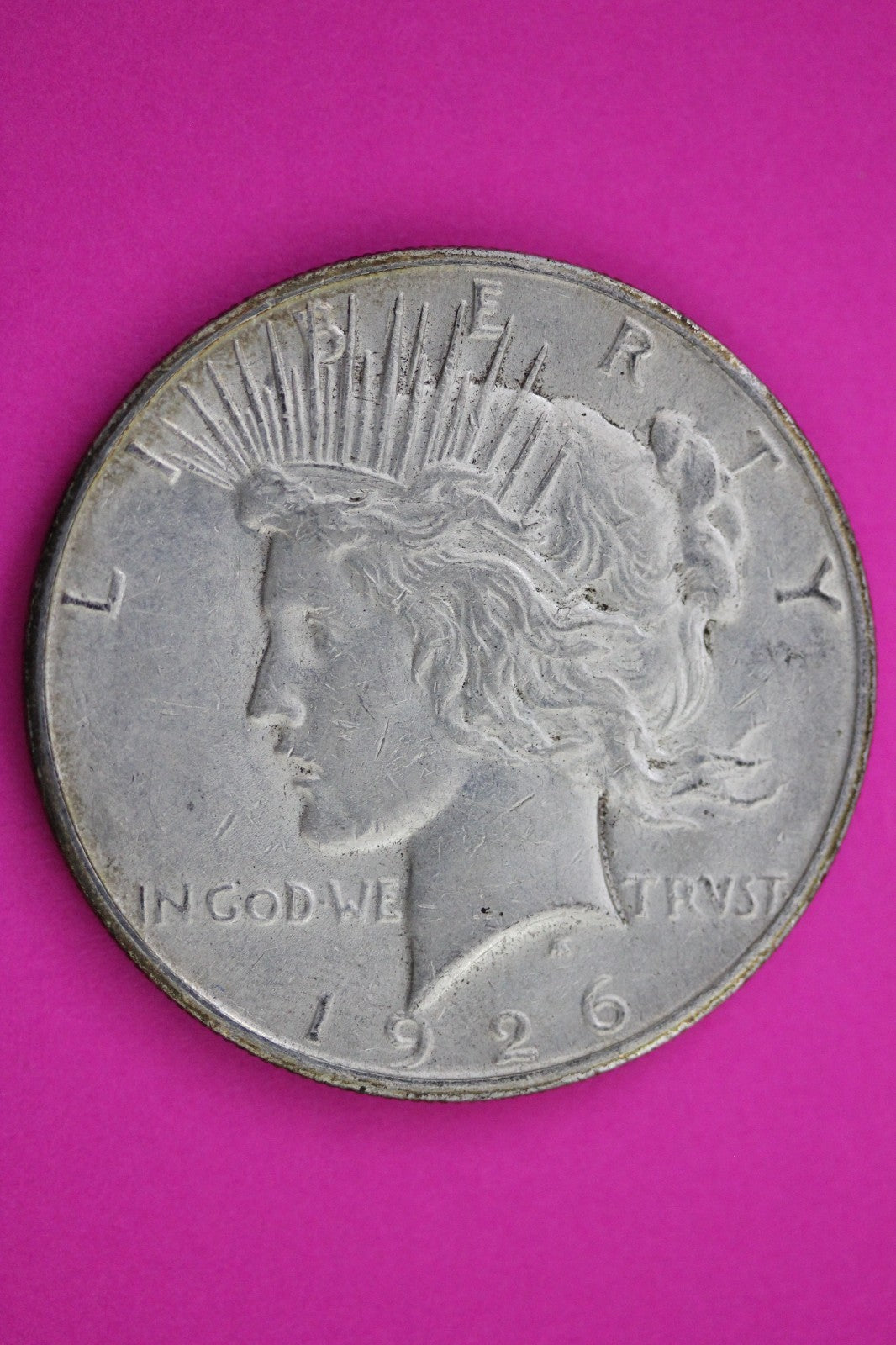 1926 S Peace Silver Dollar LIberty Coin Guaranteed Genuine American Seller 2019