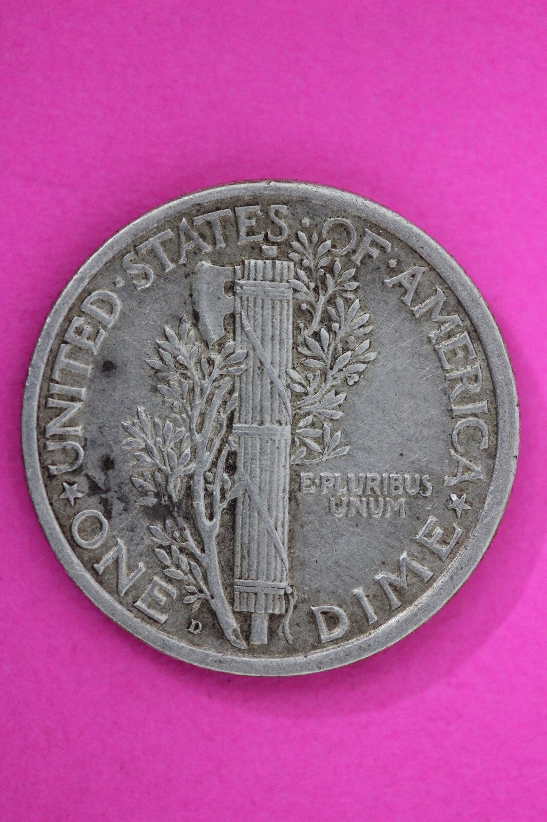 1919 D Mercury Winged Liberty Dime Semi Key Date Exact Same Coin In Pics 65