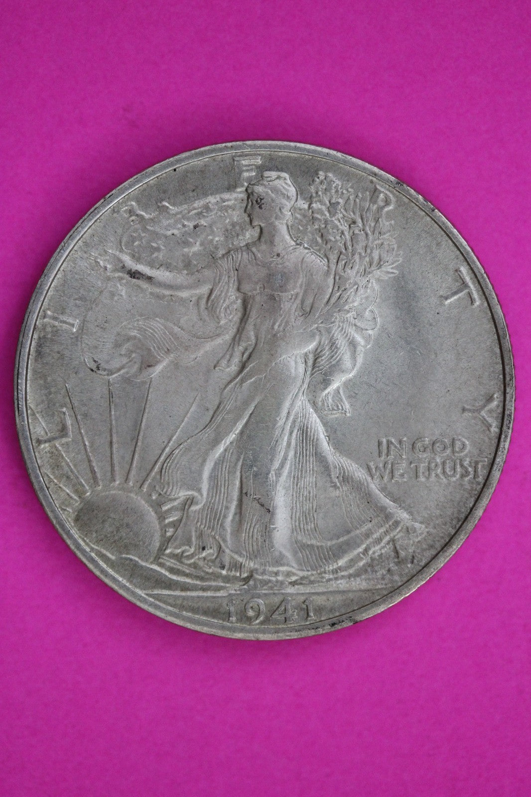 High Grade 1941 S Walking Liberty Walker Half Dollar Coin Authentic Genuine 1817