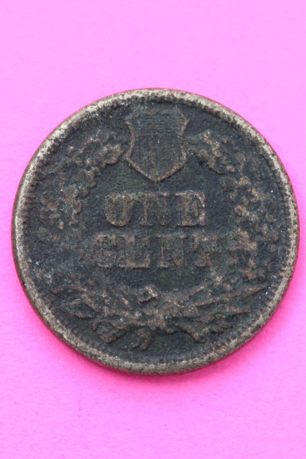 1863 Copper Nickel Indian Head Cent Penny Exact Early Type Coin Pictured 203