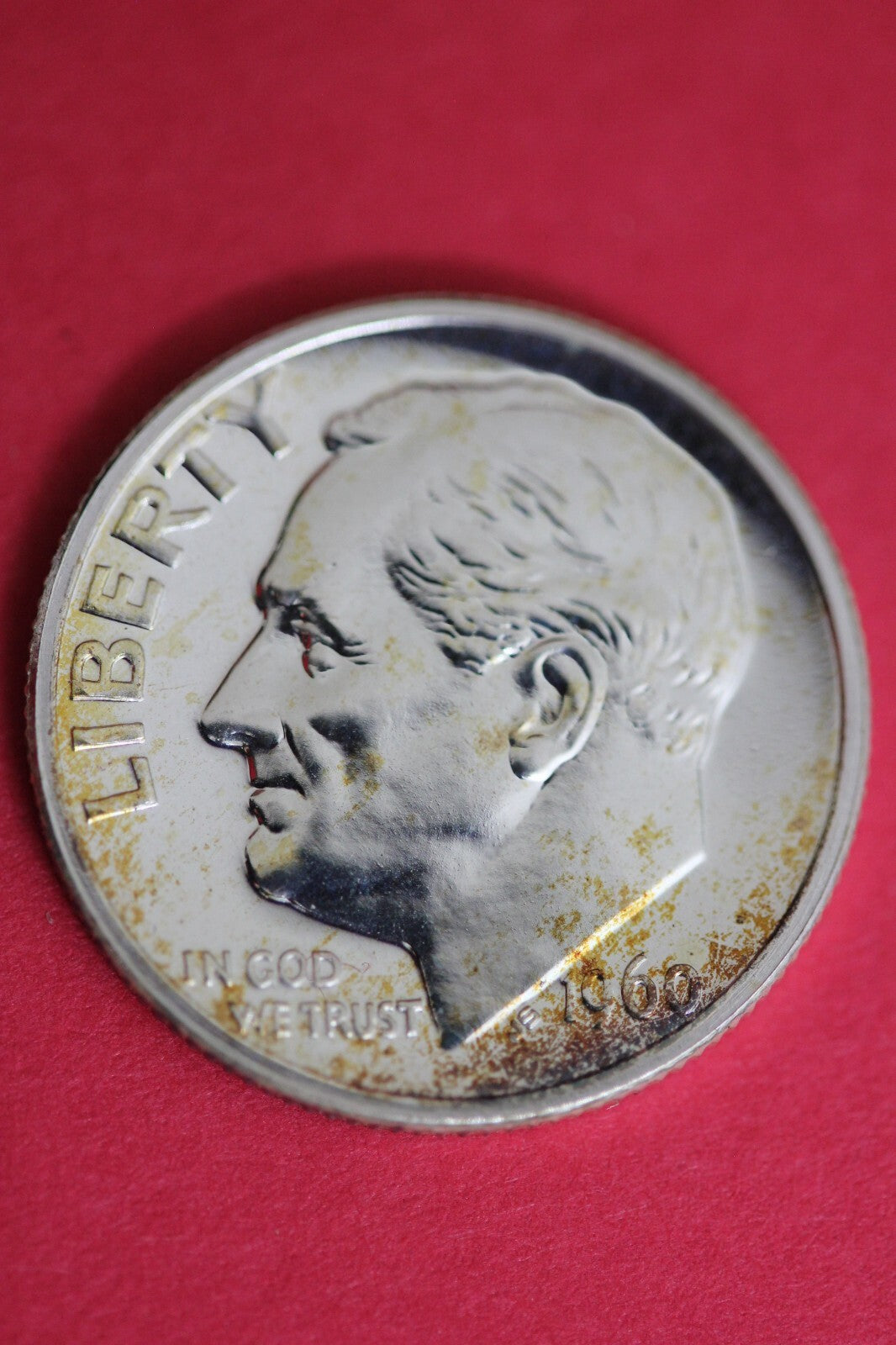 1960 Silver Proof Roosevelt Dime Exact Coin Shown  39