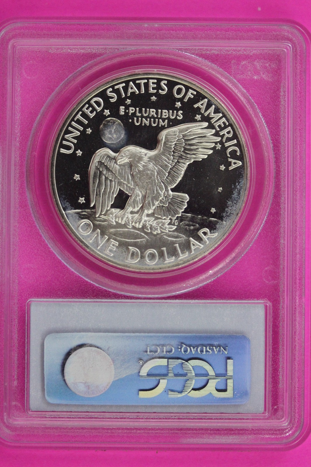 1971 S PR 69 DCAM Silver Ike Eisenhower Dollar PCGS Certified Authentic Slab 986