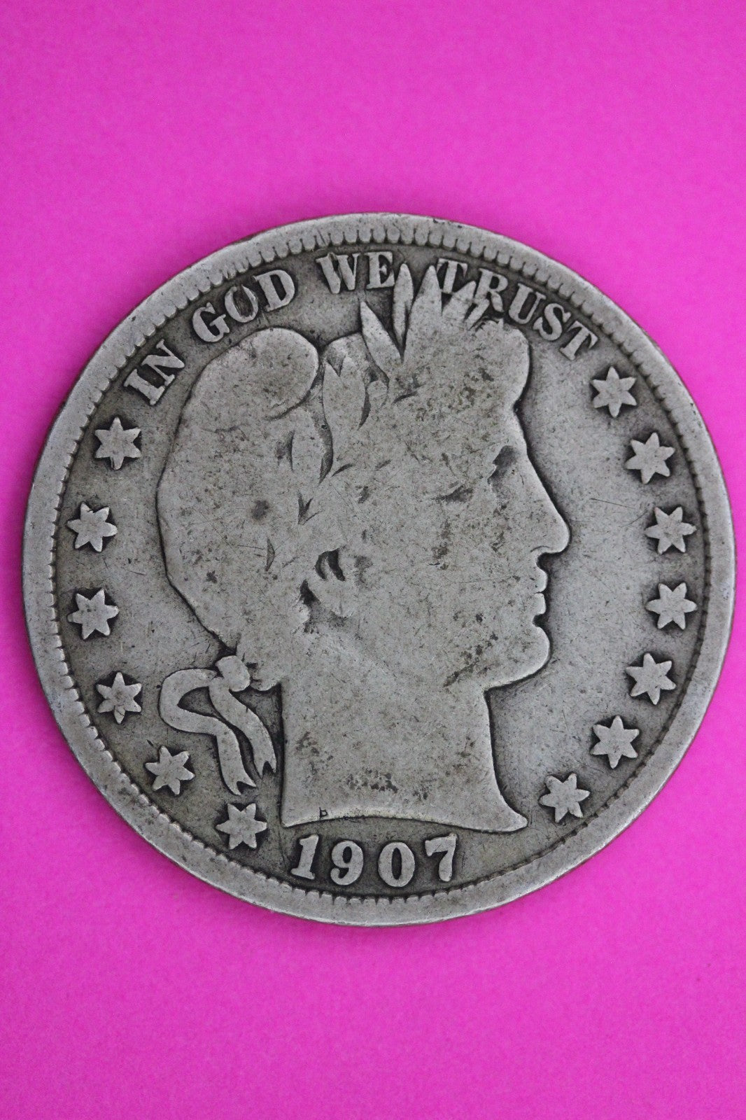 1906 S Barber Liberty Silver Half Dollar Guaranteed Authentic Genuine Coin 2343