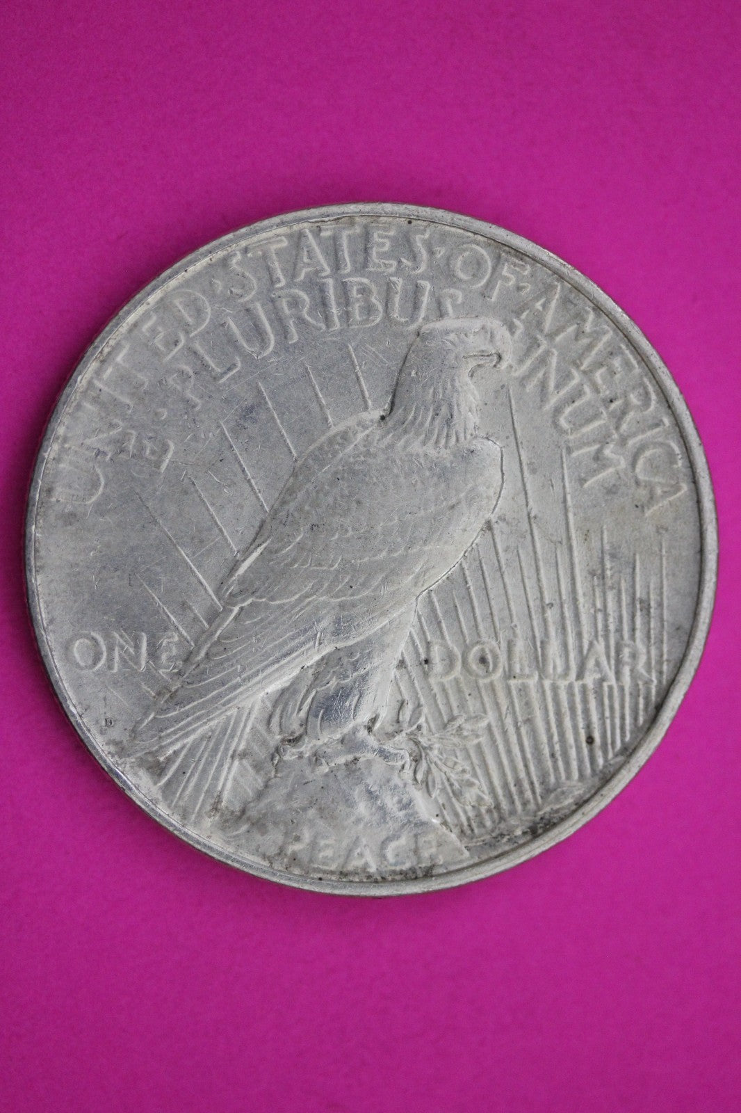 1927 D Peace Silver Dollar LIberty Coin Guaranteed Authentic U.S.A. Seller 1946