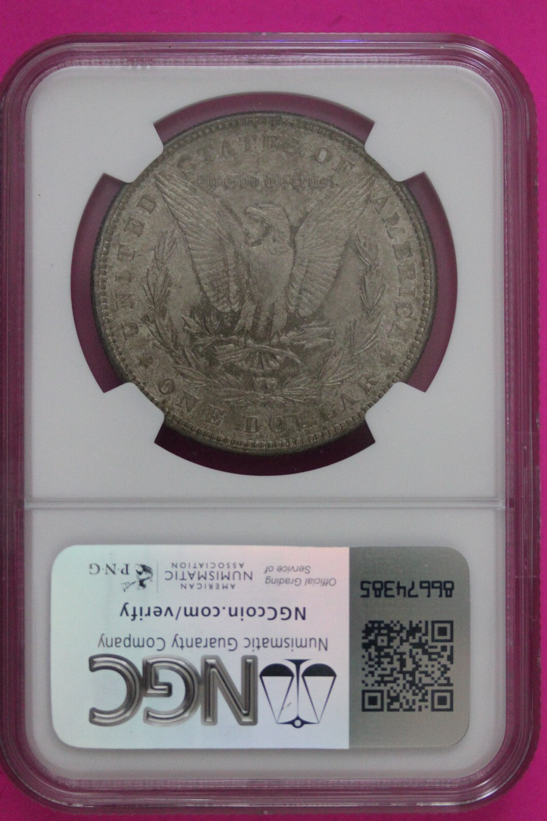 1885 P MS 63 Liberty Morgan Silver Dollar NGC Certified Graded Authentic 688