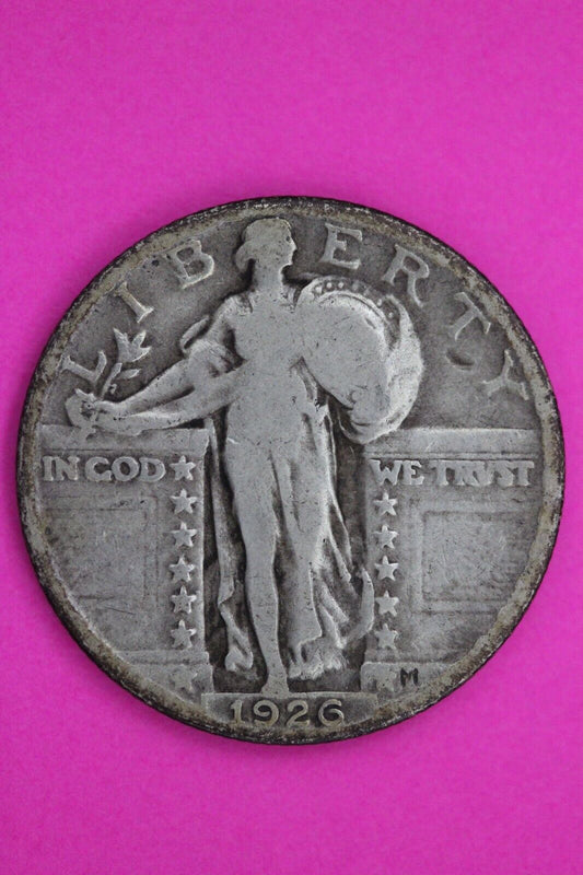 Full Date 1926 P Standing Liberty Silver Quarter You Get The Coin In Pics TOM 69