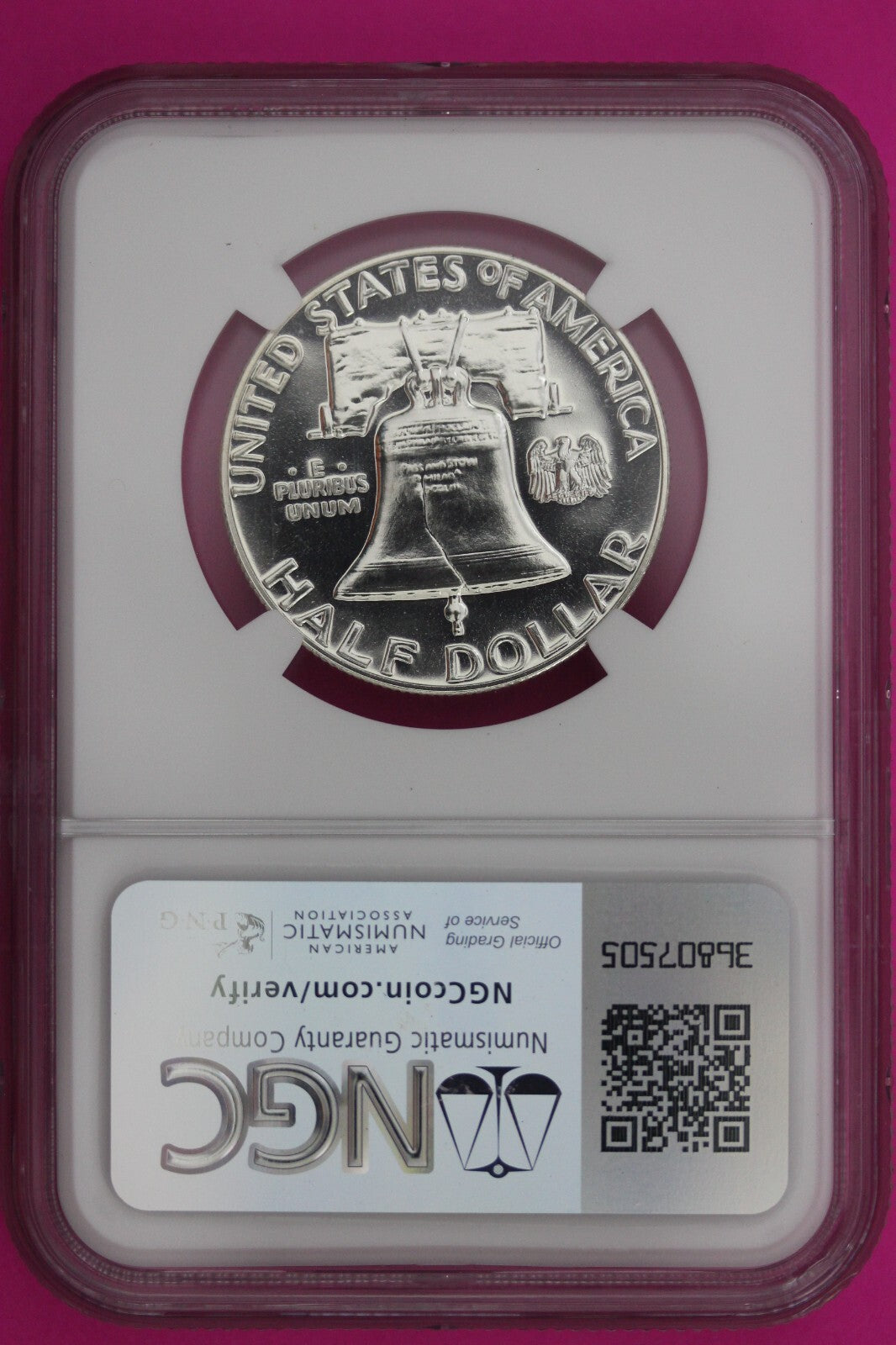 1959 PF 68 Ben Franklin Half Dollar NGC Graded Certified Authentic Slab 1129