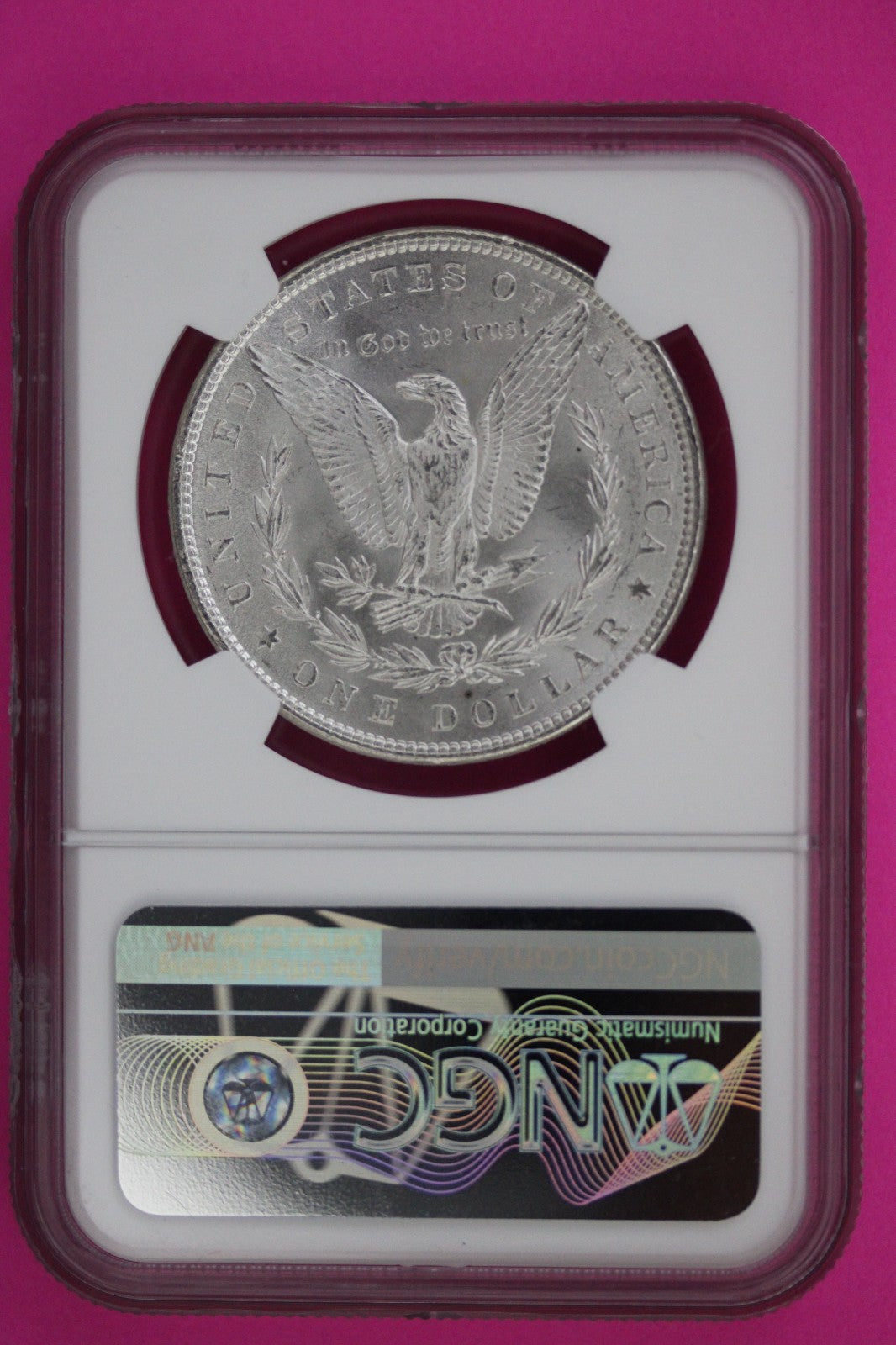 1882 P MS 62 Liberty Morgan Silver Dollar NGC Certified Graded Authentic 961