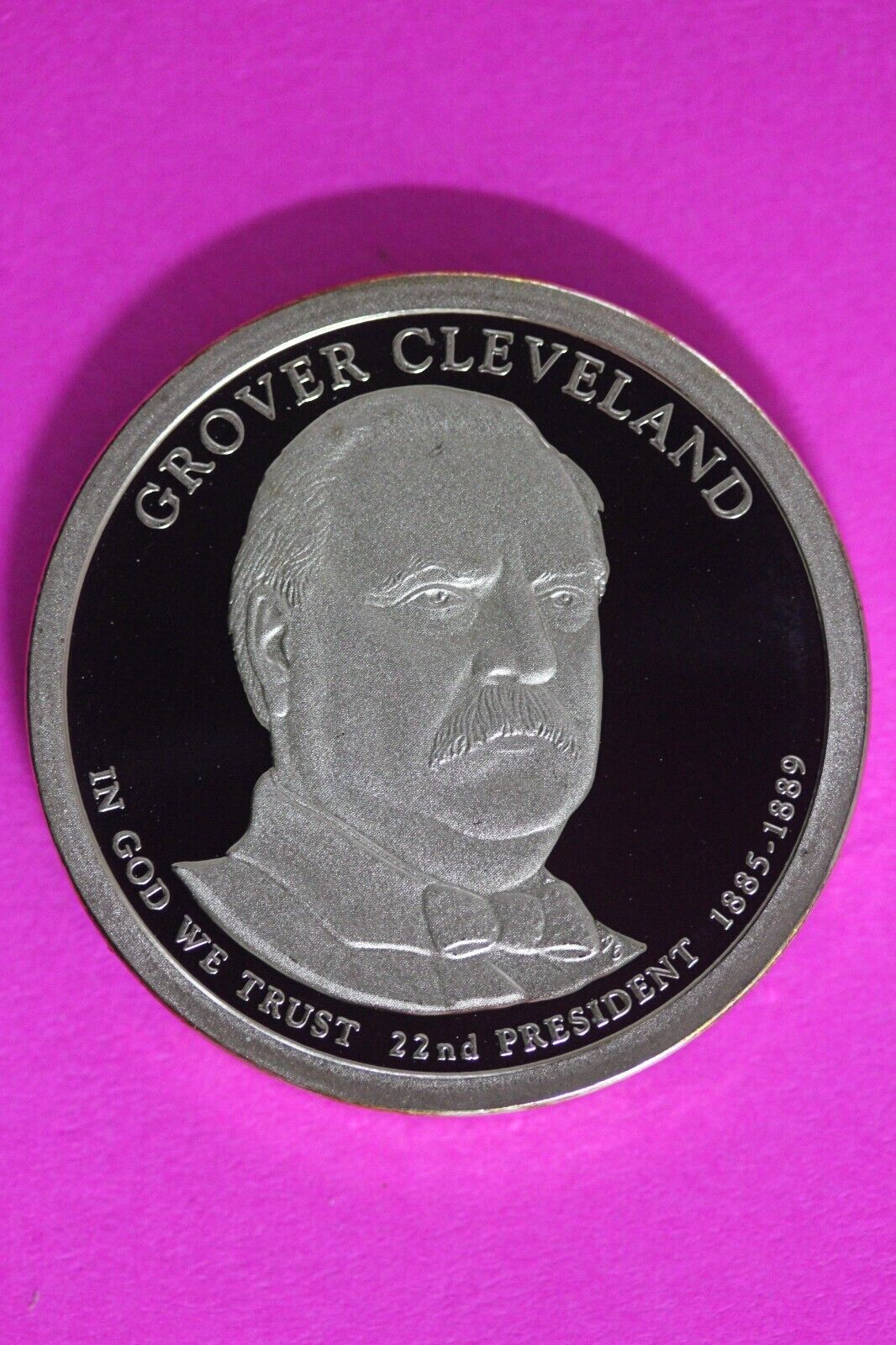 Proof 2012 S Grover Cleveland 1 Presidential Dollar DCAM Exact Coin Shown TOM 04