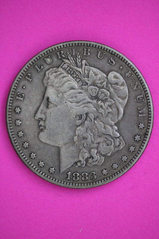1883 S Morgan Lady Liberty Silver Dollar Guaranteed Authentic & Genuine 2700