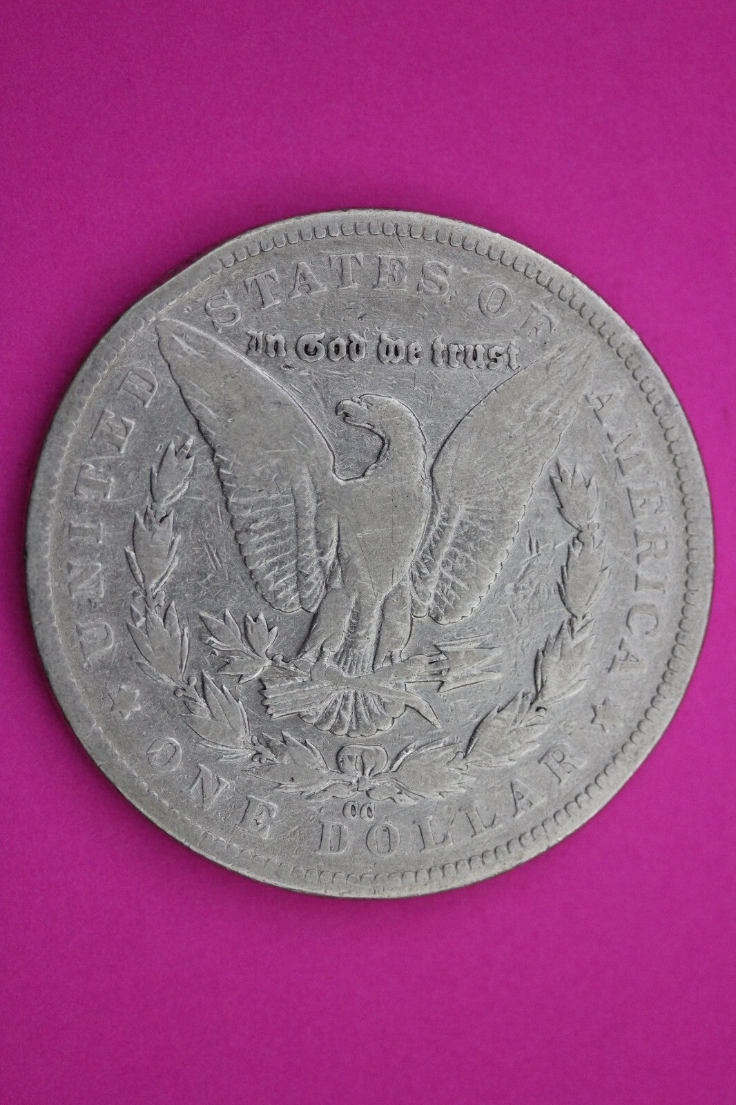 1890 CC Morgan Lady Liberty Carson City Mint Rare Key Date Silver Dollar 0161N