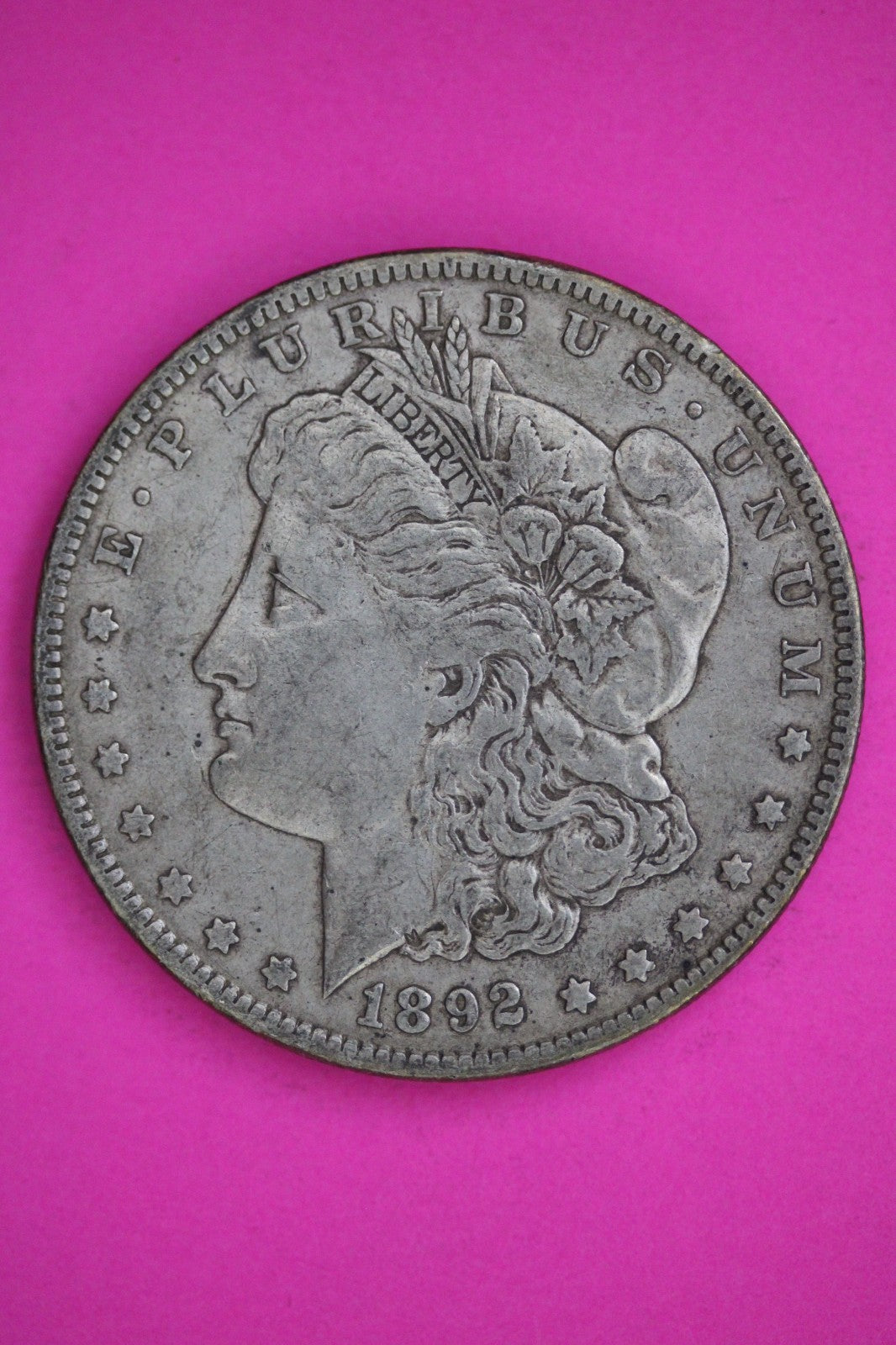 1892 P Morgan Lady Liberty Silver Dollar Guaranteed Authentic & Genuine 2699
