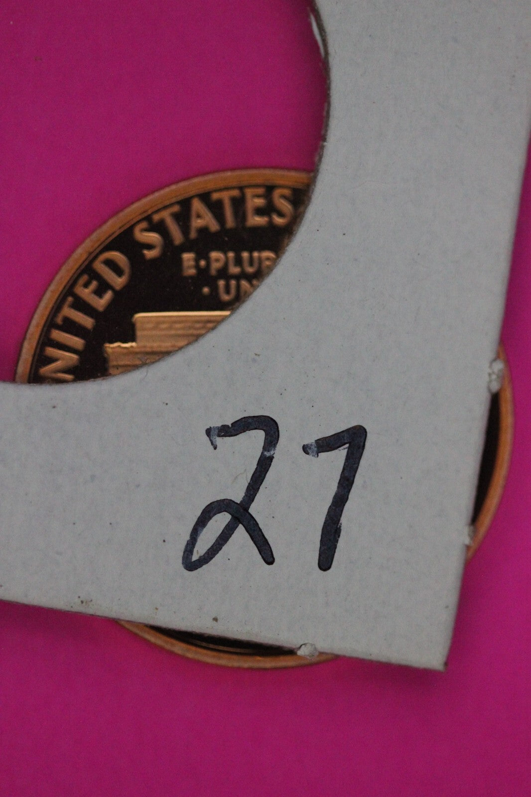 Gem Proof 2007 S Ultra Deep Cameo Lincoln Memorial Cent Same Coin In Pics TOM27