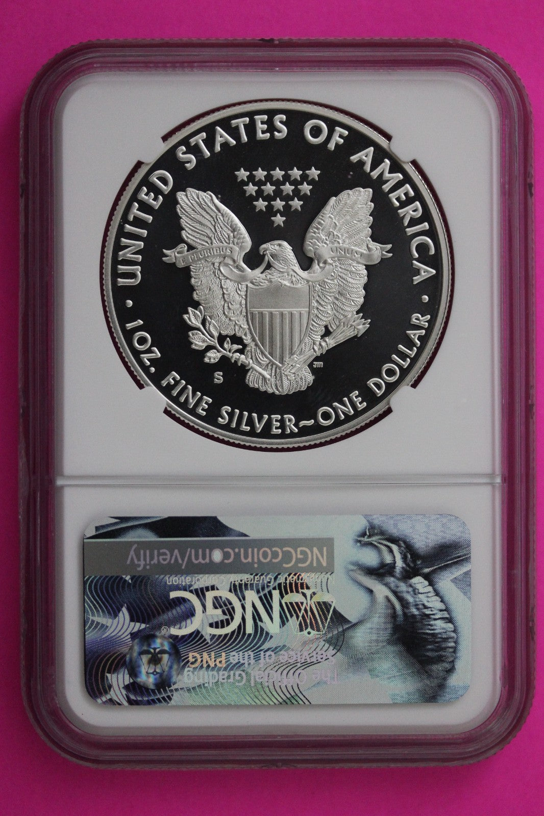 2017 S PF 69 Silver American Eagle From Congratulations Set Early Releas NGC 351