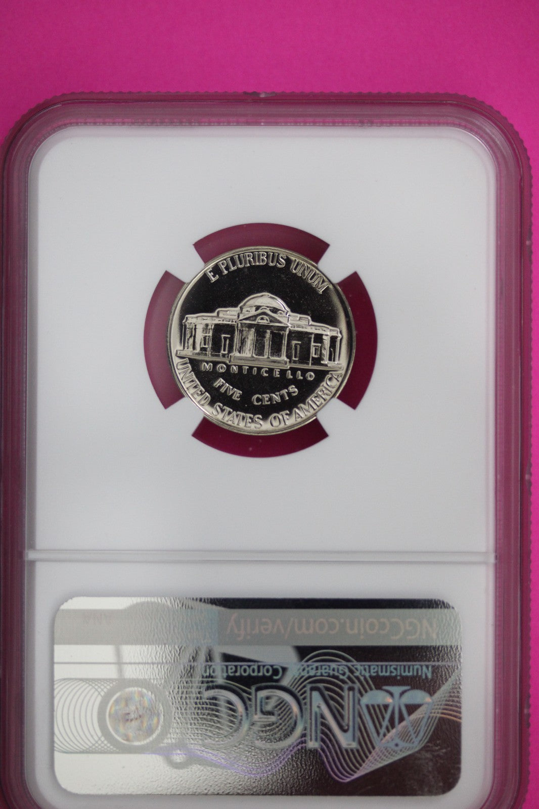 1957 PF 68 Jefferson Nickel NGC Certified Graded Authentic Genuine Slab 327