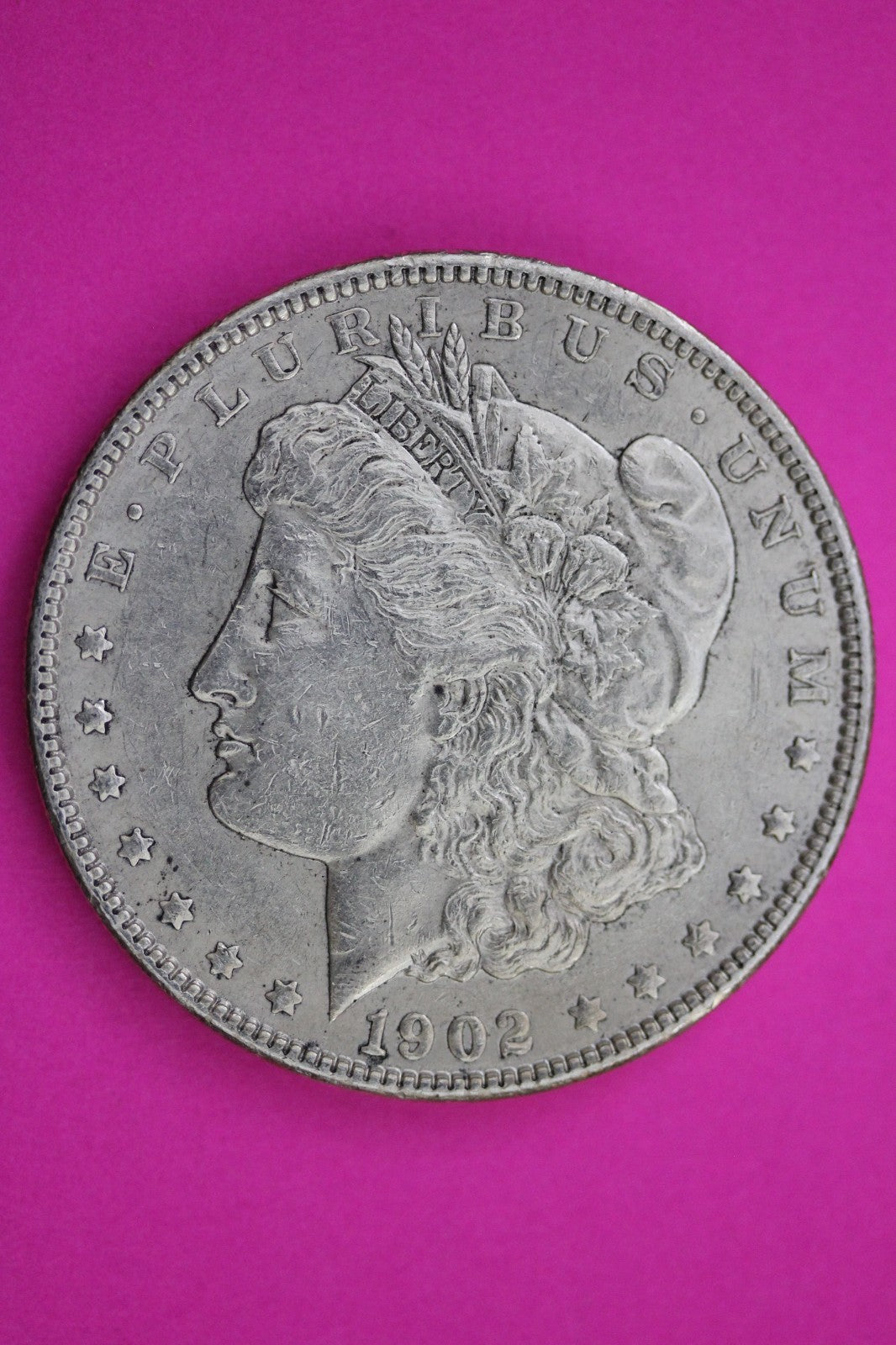 1902 P Morgan Silver Dollar Coin Guaranteed Authentic U.S.A American Seller 2047