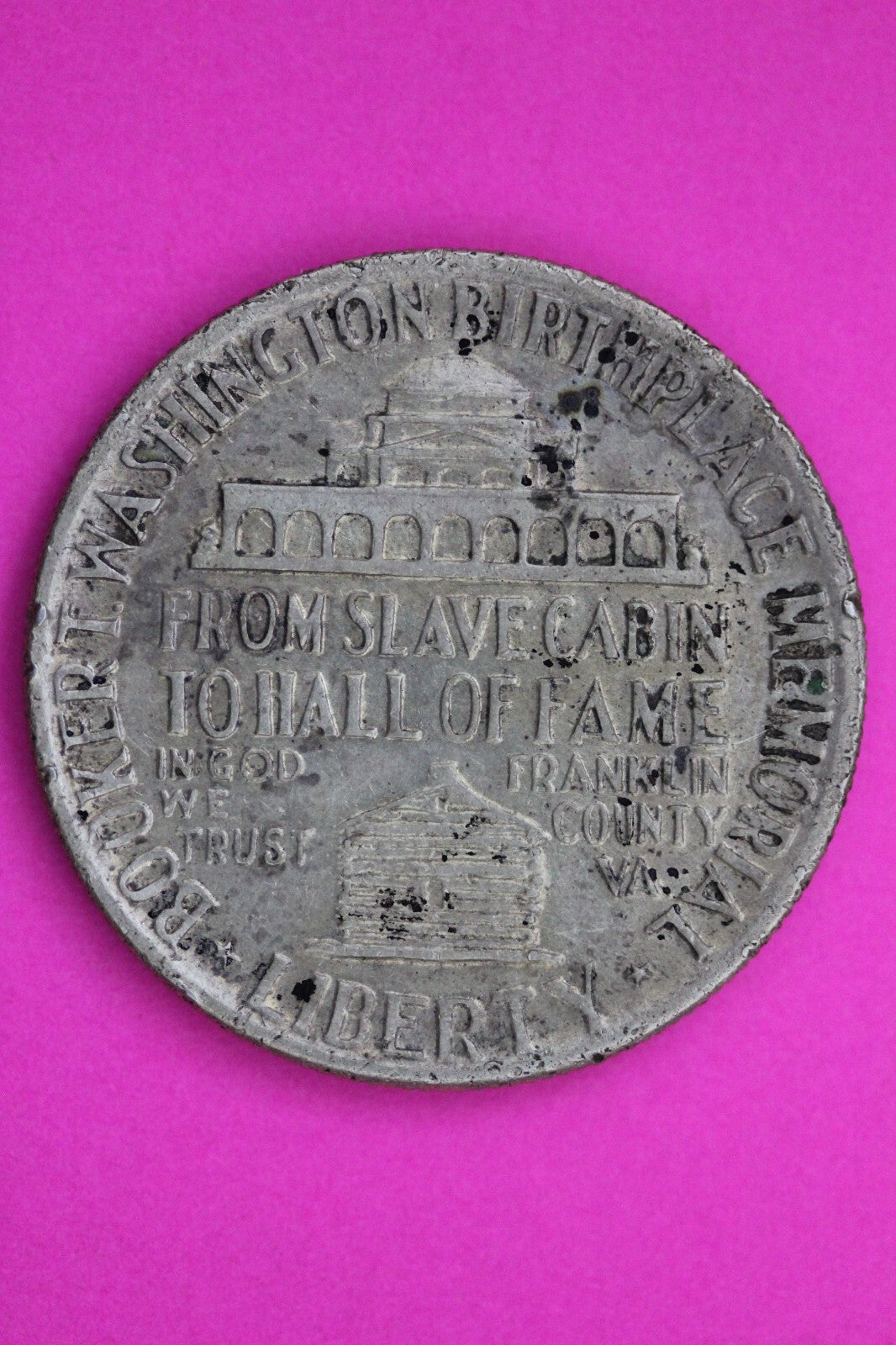 1946 Booker T Washington Commemorative Silver Half Dollar Coin Authentic 0797N