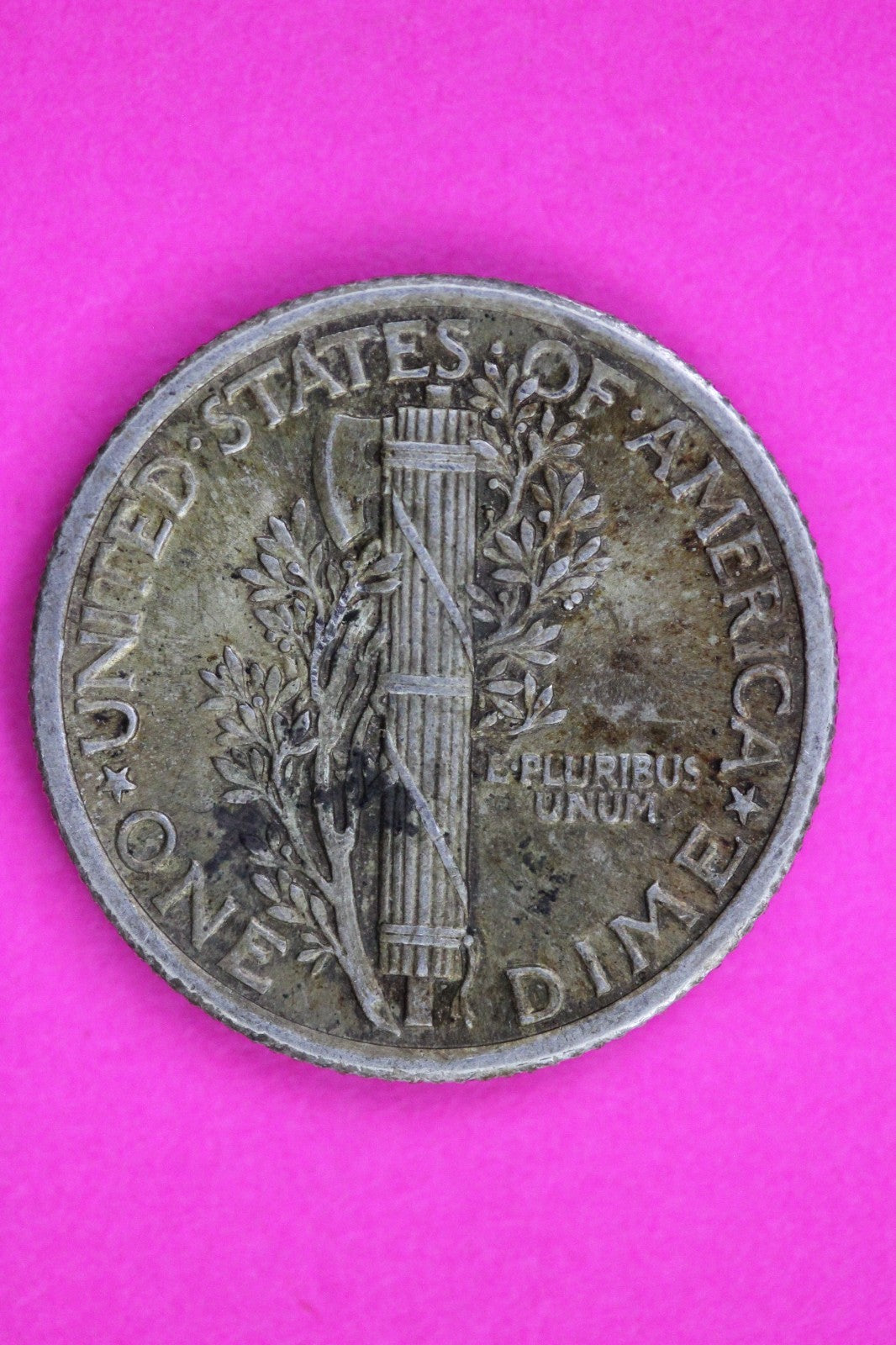 Toned High Grade 1916 P Mercury Dime Guaranteed Authentic & Genuine Coin 1818